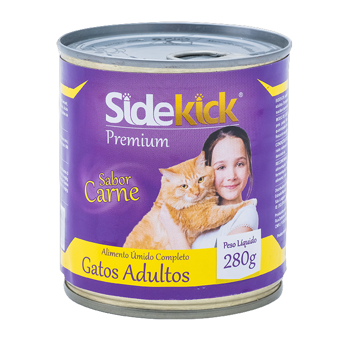 Alimento úmido Gatos Adultos Sabor Carne